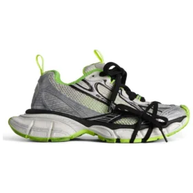 Sneakers 3XL “Grigio Nero Verde in rete e poliuretano” 734734W3XL69031