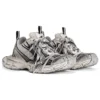 Sneakers 3XL “Mesh bianco e nero e poliuretano” 734734W3XL49710