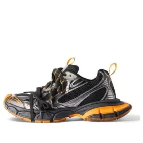 Sneakers 3XL “Nero Arancione Grigio in rete e poliuretano” 734734W3XL31178