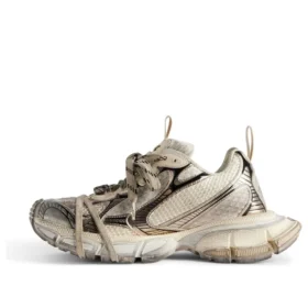 Sneakers 3XL “Rete beige e poliuretano” 734734W3XL59110