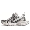 Sneakers 3XL “Rete bianca e nera e poliuretano” 734731W3XL49710