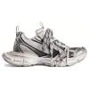 Sneakers 3XL “Rete bianca e nera e poliuretano” 734731W3XL49710