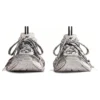 Sneakers 3XL “Rete bianca e nera e poliuretano” 734731W3XL49710