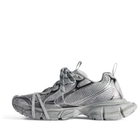 Sneakers 3XL “Rete grigia e poliuretano” 734731W3XL11210
