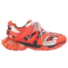 Sneakers basse Track con suola trasparente, rosse 647742W3BZ16591