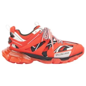 Sneakers basse Track con suola trasparente, rosse 647742W3BZ16591
