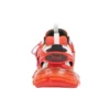 Sneakers basse Track con suola trasparente, rosse 647742W3BZ16591