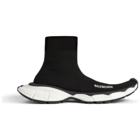 Sneakers con calze 3XL “Black Recycled Knit” 758483W2DG11090