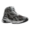 Sneakers da corsa alte “Tessuto in nylon grigio effetto pelle scamosciata” 695764W3RH31891