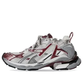 Sneakers da corsa “Bordeaux Grigio Bianco in rete e nylon” 677403W3RB39069
