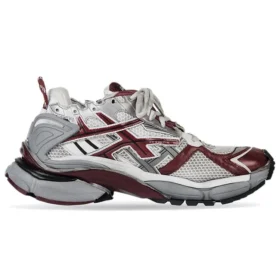 Sneakers da corsa “Bordeaux Grigio Bianco in rete e nylon” 677403W3RB39069