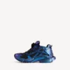 Sneakers da corsa da uomo iridescenti in blu