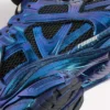 Sneakers da corsa da uomo iridescenti in blu