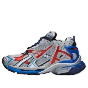 Sneakers da corsa “Grigio, blu e rosso in rete e nylon” 677403W3RB61264