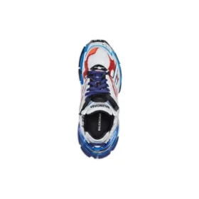 Sneakers da corsa “Grigio, blu e rosso in rete e nylon” 677403W3RB61264