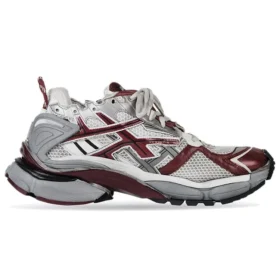 Sneakers da corsa “Grigio-Borgogna in rete e nylon” 677402W3RB39069