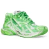 Sneakers da corsa “Rete e nylon bianco-verde fluo” 677403W3RBM3590