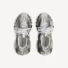 Sneakers da donna da Track con logo a stencil in nero/bianco Sneakers da donna da Track con logo a stencil in nero/bianco