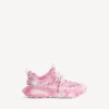 Sneakers da donna da Track con logo stampato in rosa/bianco