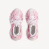Sneakers da donna da Track con logo stampato in rosa/bianco
