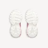 Sneakers da donna da Track con logo stampato in rosa/bianco