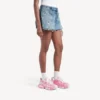 Sneakers da donna da Track con logo stampato in rosa/bianco