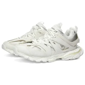 Sneakers da pista con suola riciclata “Mesh e nylon grigio chiaro” 542023W3FE39000