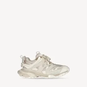 Sneakers da pista da donna con suola riciclata in beige