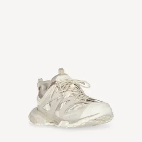 Sneakers da pista da donna con suola riciclata in beige