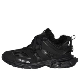 Sneakers da pista “Fake Fur Black” 668555W3CQ11000