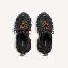Sneakers da trail con lacci da uomo in nero/arancione Sneakers da trail con lacci da uomo in nero/arancione