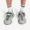 Sneakers da trail con lacci da uomo nei colori grigio/giallo/bianco/blu navy