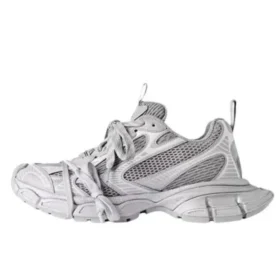 Sneakers riflettenti 3XL “Rete grigia e poliuretano” 734734W3XLR1281