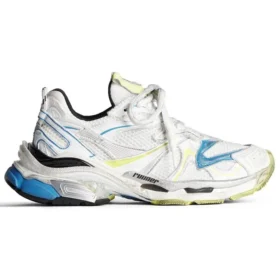 Sneakers Runner 2.0 “Bianco, giallo e blu, mesh e poliuretano” 779066W3RXP9074