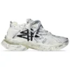Sneakers Runner Graffiti “Black and White Mesh and Nylon” 677403W3RBQ9010