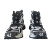 Sneakers Runner High Top “Bicolore Nero e Bianco” 695764W3RH29010