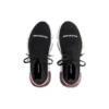 Sneakers Speed 1.0 con lacci “Nero Bianco con suola trasparente rossa” 617217W05GG1014