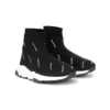 Sneakers Speed 1.0 “Logo bianco, monogramma, maglia nera” 597425W2DBF1015