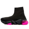 Sneakers Speed 1.0 “Suola trasparente, nero e rosa fluo” 607543W2DBW1051