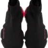 Sneakers Speed 1.0 “Suola trasparente, nero e rosa fluo” 607543W2DBW1051