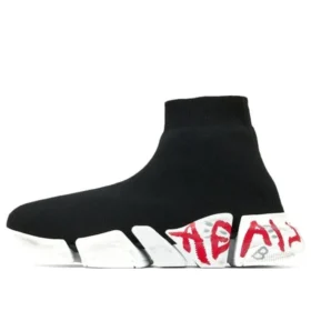 Sneakers Speed 2.0 “Black Knit with Red Graffiti” 617239W2DD41096