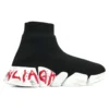 Sneakers Speed 2.0 “Black Knit with Red Graffiti” 617239W2DD41096