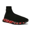 Sneakers Speed 2.0 “Maglia nera con graffiti rossi e suola nera” 645334W2DBY1016