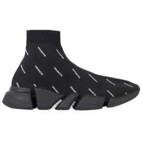 Sneakers Speed 2.0 “Maglia nera con logo bianco su tutta la superficie” 617239W2DBO1090