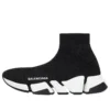 Sneakers Speed 2.0 “Maglia nera lucida con suola bianca” 636833W2DC11091