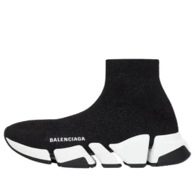 Sneakers Speed 2.0 “Maglia nera lucida con suola bianca” 636833W2DC11091