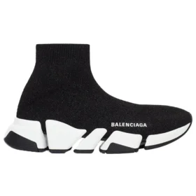 Sneakers Speed 2.0 “Maglia nera lucida con suola bianca” 636833W2DC11091