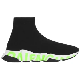 Sneakers Speed Graffiti “Maglia nera con suola Graffiti verde fluo” 605972W05GY1935