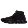 Sneakers Speed Lace Up “Maglia riciclata nera e suola nera” 587289W2DB11013