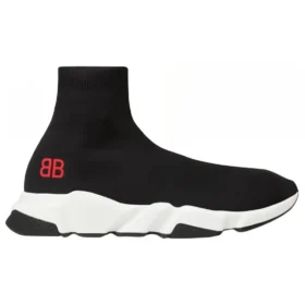 Sneakers Speed “Maglia nera con logo BB rosso” 514218W05G01000